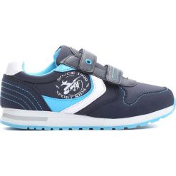 Granatowe Buty Sportowe Steps. Szare buciki niemowlęce marki Born2be, z okrągłym noskiem, na obcasie, na rzepy. Za 79,99 zł.