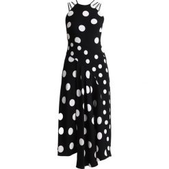 Sukienki hiszpanki: Karen Millen DOT CREPE COLLECTION Sukienka koktajlowa black & white