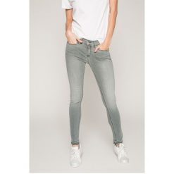 Tommy Jeans - Jeansy Nora. Szare rurki damskie marki Tommy Jeans, z elastanu. W wyprzedaży za 299,90 zł.