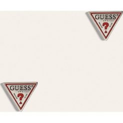 Guess Jeans - Kolczyki. Szare kolczyki damskie Guess Jeans, ze stali. W wyprzedaży za 99,90 zł.