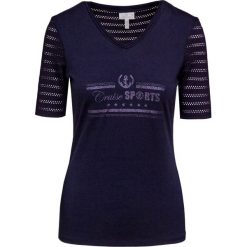 T-shirt SPORTALM CHAINS. Niebieskie bluzki damskie Sportalm, z nadrukiem, z jersey, bez kołnierzyka. Za 440,00 zł.