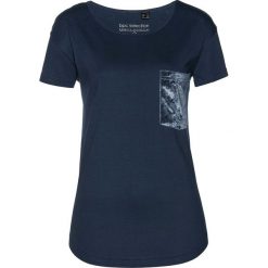 T-shirt z aksamitną kieszonką bonprix ciemnoniebieski. Niebieskie t-shirty damskie marki bonprix. Za 34,99 zł.