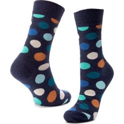 Skarpetki męskie: Skarpety Wysokie Unisex HAPPY SOCKS – BD01-605 Granatowy Kolorowy