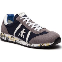 Sneakersy PREMIATA - Lucy 600E Granatowy Szary. Szare sneakersy męskie marki Premiata, na co dzień, bez wzorów, ze skóry, bez zapięcia. W wyprzedaży za 499,00 zł.