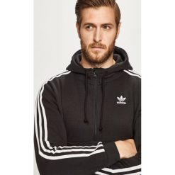 Adidas Originals - Bluza. Czarne bluzy męskie adidas Originals, s, bez wzorów, z elastanu, z kapturem, z krótkim rękawem, krótkie, z kapturem. W wyprzedaży za 239,90 zł.