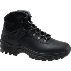 Grisport Dakar 10242D71G 43 Czarne. Czarne buty trekkingowe męskie Grisport, ze skóry, bez zapięcia. W wyprzedaży za 249,99 zł.