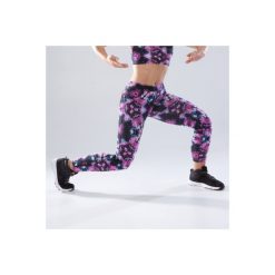 Legginsy do tańca damskie. Białe legginsy sportowe damskie marki DOMYOS, l, z bawełny. Za 69,99 zł.