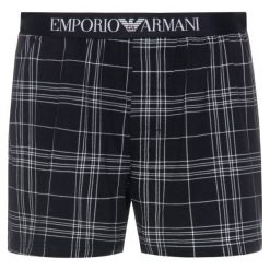 Bokserki Emporio Armani Underwear 111466 9A504 68720. Czarne bokserki męskie Emporio Armani Underwear, bez wzorów, z elastanu. W wyprzedaży za 109,00 zł.