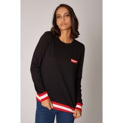 Sweter w kolorze czarnym. Czarne swetry damskie L'étoile du cachemire, bez wzorów, z kaszmiru, klasyczne, bez rękawów, bez kaptura. W wyprzedaży za 129,95 zł.