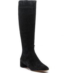 Kozaki CLARKS - Orabella Ava 261349704 Black. Czarne buty zimowe damskie Clarks, z materiału, przed kolano, na wysokim obcasie, na obcasie. Za 699,00 zł.