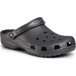 Klapki CROCS - Classic 10001 Graphite. Szare klapki damskie Crocs, bez wzorów, z tworzywa sztucznego, bez obcasa. Za 179,00 zł.