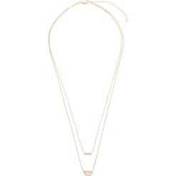 Naszyjnik FOSSIL - Duo Half Moon JF03135791 Rose Gold. Żółte naszyjniki męskie Fossil, ze stali. Za 299,00 zł.