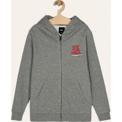 Vans - Bluza dziecięca 129-173 cm. Szare bluzy chłopięce Vans, z nadrukiem, z bawełny, bez rękawów, z kapturem. Za 259,90 zł.