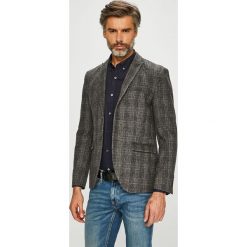 Selected - Marynarka. Szare garnitury męskie marki Selected, z poliesteru, klasyczne. W wyprzedaży za 399,90 zł.