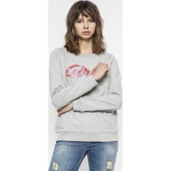 Vero Moda - Bluza Girls. Szare bluzy rozpinane damskie Vero Moda, l, z aplikacjami, z bawełny, bez kaptura. W wyprzedaży za 49,90 zł.