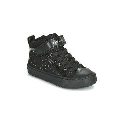 Buty Dziecko Geox J KALISPERA GIRL. Czarne trampki dziewczęce Geox, bez wzorów, bez zapięcia. Za 239,00 zł.