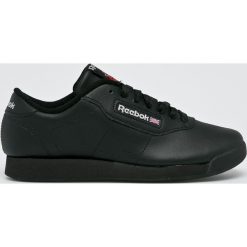 Reebok Classic - Buty Princess. Czarne buty sportowe damskie marki Reebok Classic, bez wzorów, ze skóry, sportowe, reebok classic. W wyprzedaży za 199,90 zł.