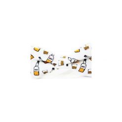 Mucha Whisky. Szare muszki męskie marki Edyta kleist, w paski, z tkaniny, eleganckie. Za 99,00 zł.