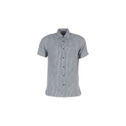 Koszule z krótkim rękawem Jack Jones JOHAN ORIGINALS. Szare koszule męskie Jack & Jones, s, bez wzorów, bez kołnierzyka, z krótkim rękawem. Za 103,20 zł.