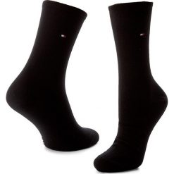 Zestaw 2 par wysokich skarpet damskich TOMMY HILFIGER - 371221 r.39/42 Black 200. Czarne skarpetki damskie TOMMY HILFIGER, bez wzorów, z materiału. Za 47,90 zł.