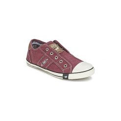 Buty Mustang NAJERILLA. Czerwone trampki i tenisówki damskie Mustang, bez wzorów, bez zapięcia. Za 179,10 zł.