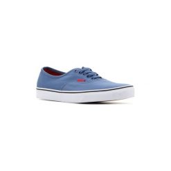 Buty Vans Authentic VN0004MKIJK. Niebieskie trampki męskie marki Vans, bez wzorów, bez zapięcia. Za 150,66 zł.