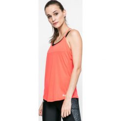Under Armour - Top. Pomarańczowe topy damskie marki Under Armour, s, z elastanu, z okrągłym kołnierzem. W wyprzedaży za 119,90 zł.