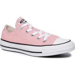 Trampki CONVERSE - Ctas Ox 164936C Coastal Pink. Różowe półbuty damskie Converse, bez wzorów, z gumy, bez obcasa, bez zapięcia. W wyprzedaży za 189,00 zł.