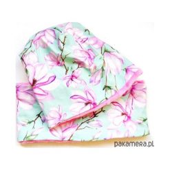 Komplet _ czapka BEANIE i komin_MAGNOLIE. Szare czapeczki niemowlęce marki Pakamera. Za 75,00 zł.