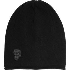 Czapka KARL LAGERFELD - 805601 592323 Black 990. Czarne czapki męskie KARL LAGERFELD, bez wzorów, z wełny. Za 479,00 zł.