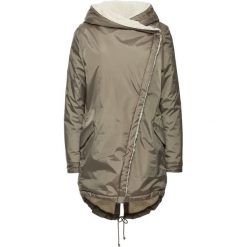 Płaszcz bonprix jasnooliwkowy. Zielone płaszcze damskie bonprix. Za 219,99 zł.