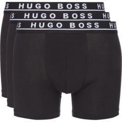 BOSS 3-pack Bokserki Czarny. Czarne bokserki męskie Boss, bez wzorów, z elastanu. Za 185,95 zł.