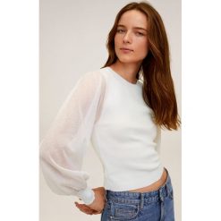 Mango - Sweter Gassas. Różowe swetry damskie Mango, m, bez wzorów, z wiskozy, bez rękawów, bez kaptura. Za 89,90 zł.