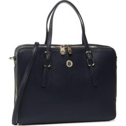 Torba na laptopa TOMMY HILFIGER - Honey Computer Bag AW0AW07934 CJM. Niebieskie torby męskie skórzane TOMMY HILFIGER, bez wzorów, ze skóry ekologicznej. W wyprzedaży za 489,00 zł.
