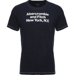 T-shirty męskie z nadrukiem: Abercrombie & Fitch COLOR ON COLOR PRINT LOGO TEE Tshirt z nadrukiem navy