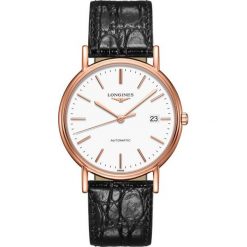 ZEGAREK LONGINES L4.921.1.12.2. Różowe zegarki męskie LONGINES, złote. Za 4710,00 zł.