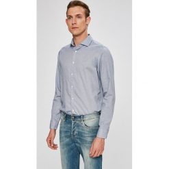 Tommy Hilfiger - Koszula. Różowe koszule męskie TOMMY HILFIGER, s, bez wzorów, z bawełny, eleganckie, button down, z długim rękawem. W wyprzedaży za 239,90 zł.