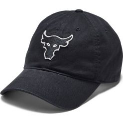 Under Armour Project Rock Czapka z daszkiem Czarny. Czarne czapki męskie Under Armour, z haftami, z bawełny, rockowe. Za 137,95 zł.