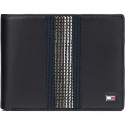 Tommy Hilfiger Portfel Czarny. Czarne portfele męskie TOMMY HILFIGER, z haftami, ze skóry. Za 376,95 zł.
