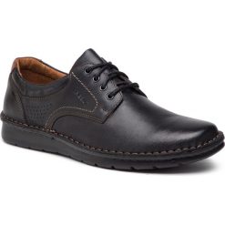 Półbuty KRISBUT - 5202A-1-9 Czarny. Czarne półbuty męskie marki Krisbut, na co dzień, bez wzorów, ze skóry, eleganckie, bez zapięcia. Za 249,00 zł.