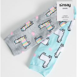 Skarpetki w lamy - Wielobarwny. Skarpetki damskie Sinsay. Za 9,99 zł.