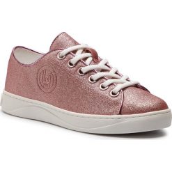 Sneakersy LIU JO - Tyra 03 B19027 TX007 Pink 00006. Różowe półbuty damskie marki Liu Jo, na co dzień, z aplikacjami, ze skóry, bez obcasa, na płaskiej podeszwie, bez zapięcia. Za 559,00 zł.