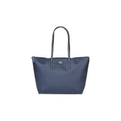 Torby shopper Lacoste L 12 12 CONCEPT. Niebieskie torebki klasyczne damskie marki Lacoste, bez wzorów, bez dodatków. Za 419,00 zł.