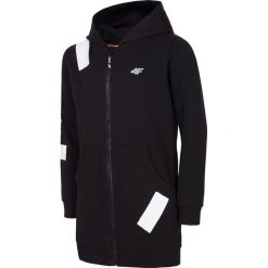 Bluzy dziewczęce rozpinane: Bluza dla dużych dzieci (dziewcząt) JBLD205 - ciemny szary