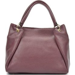 Torebki klasyczne damskie: Skórzana torebka w kolorze bordowym – (S)22 x (W)33 x (G)11 cm