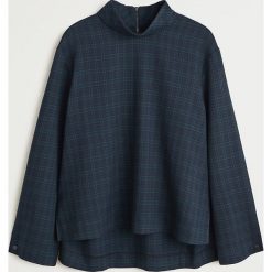 Mango - Bluzka Teclana. Zielone bluzki damskie Mango, na co dzień, s, bez wzorów, z elastanu, z golfem, z długim rękawem. Za 139,90 zł.