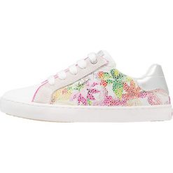 Geox KILWI GIRL Tenisówki i Trampki white/multicolor. Białe trampki chłopięce Geox, z materiału. Za 309,00 zł.