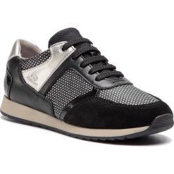 Sneakersy GEOX - D Deynna C D846FC 00454 C9999 Black. Czarne półbuty damskie Geox, z zamszu. W wyprzedaży za 239,00 zł.