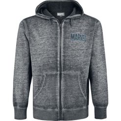 Bluzy męskie: Marvel Group Shot Bluza z kapturem rozpinana odcienie szarego