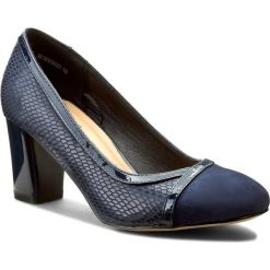 Półbuty CLARA BARSON - W16SS027-10 Granatowy. Niebieskie półbuty damskie Clara Barson, bez wzorów, ze skóry ekologicznej, eleganckie, bez obcasa, na obcasie, bez zapięcia. W wyprzedaży za 35,99 zł.